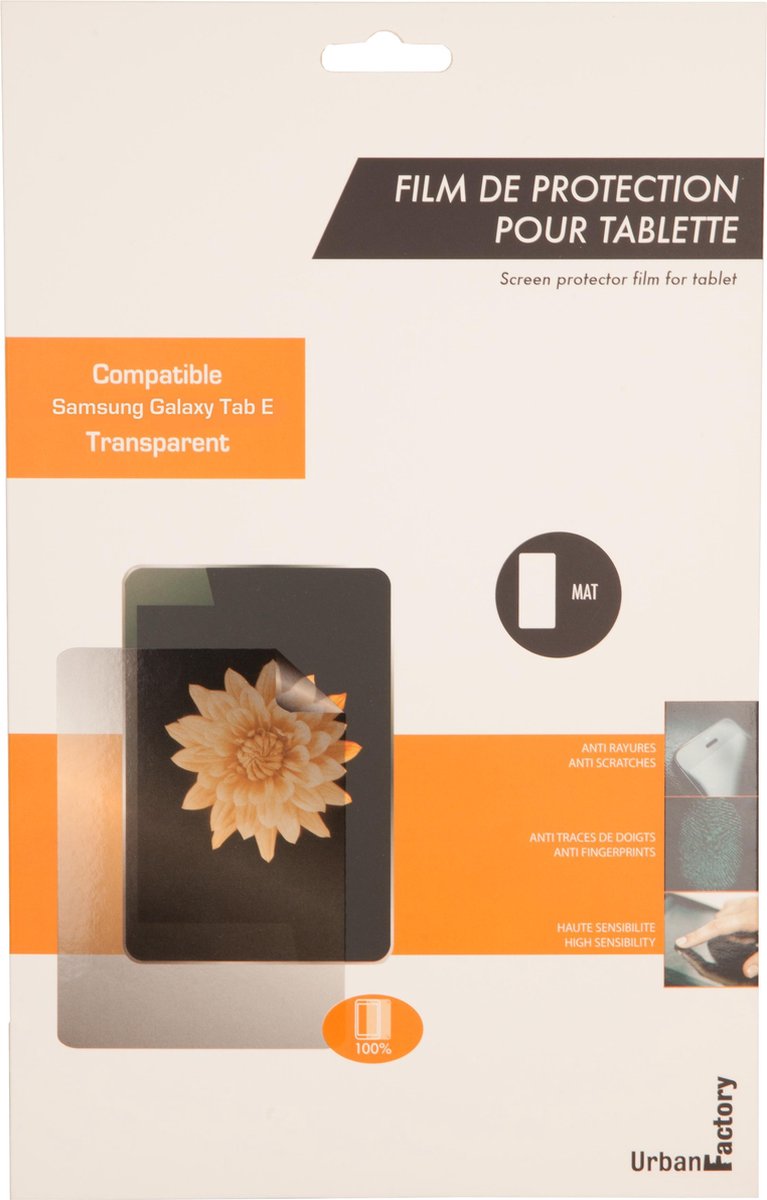 Urban Factory FPT05UF schermbeschermer Matte screen protector Galaxy Tab E 1 stuk(s)
