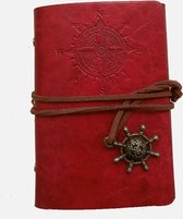 Leren kaarthouder in vintage stijl, lichtbruin. Met plastic houders voor creditcards en andere kaarten. - Licht bruin
