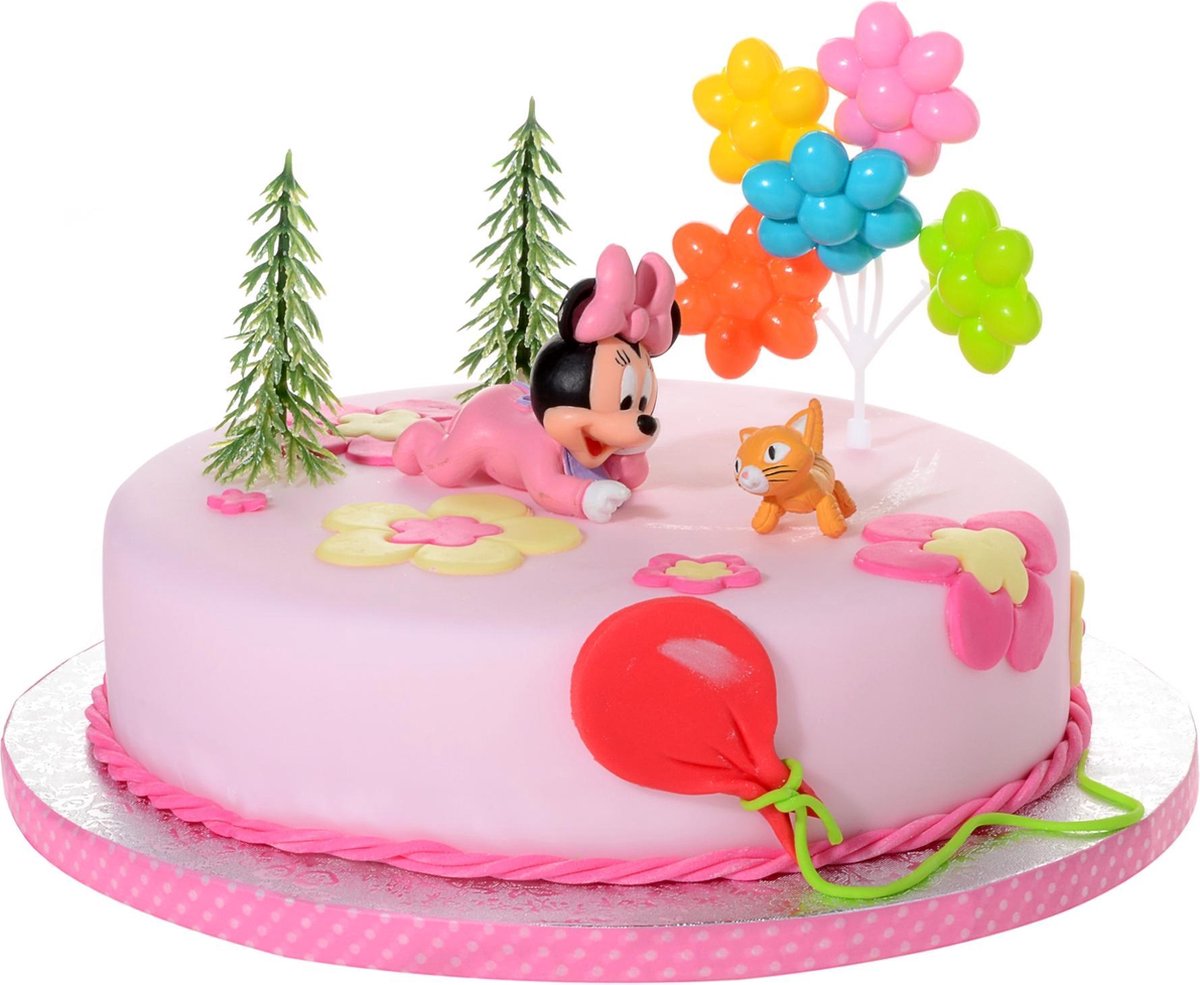 MODECOR - Taart decoratie set baby Minnie Mouse - Decoratie > Taartdecoratie  | bol.com