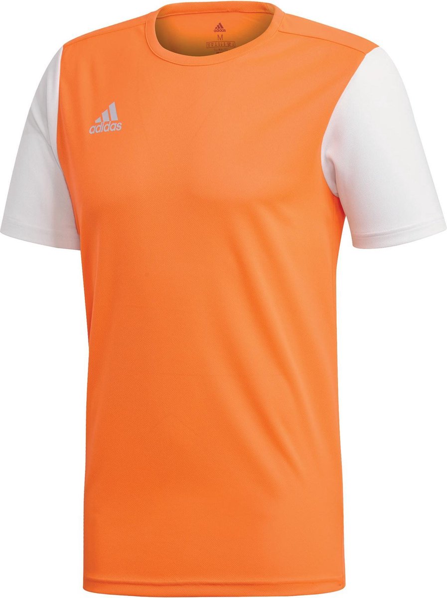 adidas Estro 19  Sportshirt - Maat L  - Mannen - oranje/wit