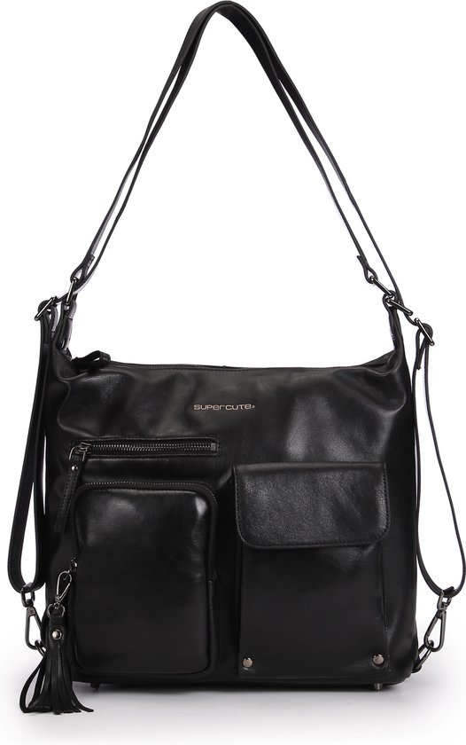 Supercute - Slimme tas - Smartbag 3 in 1 - Zwart