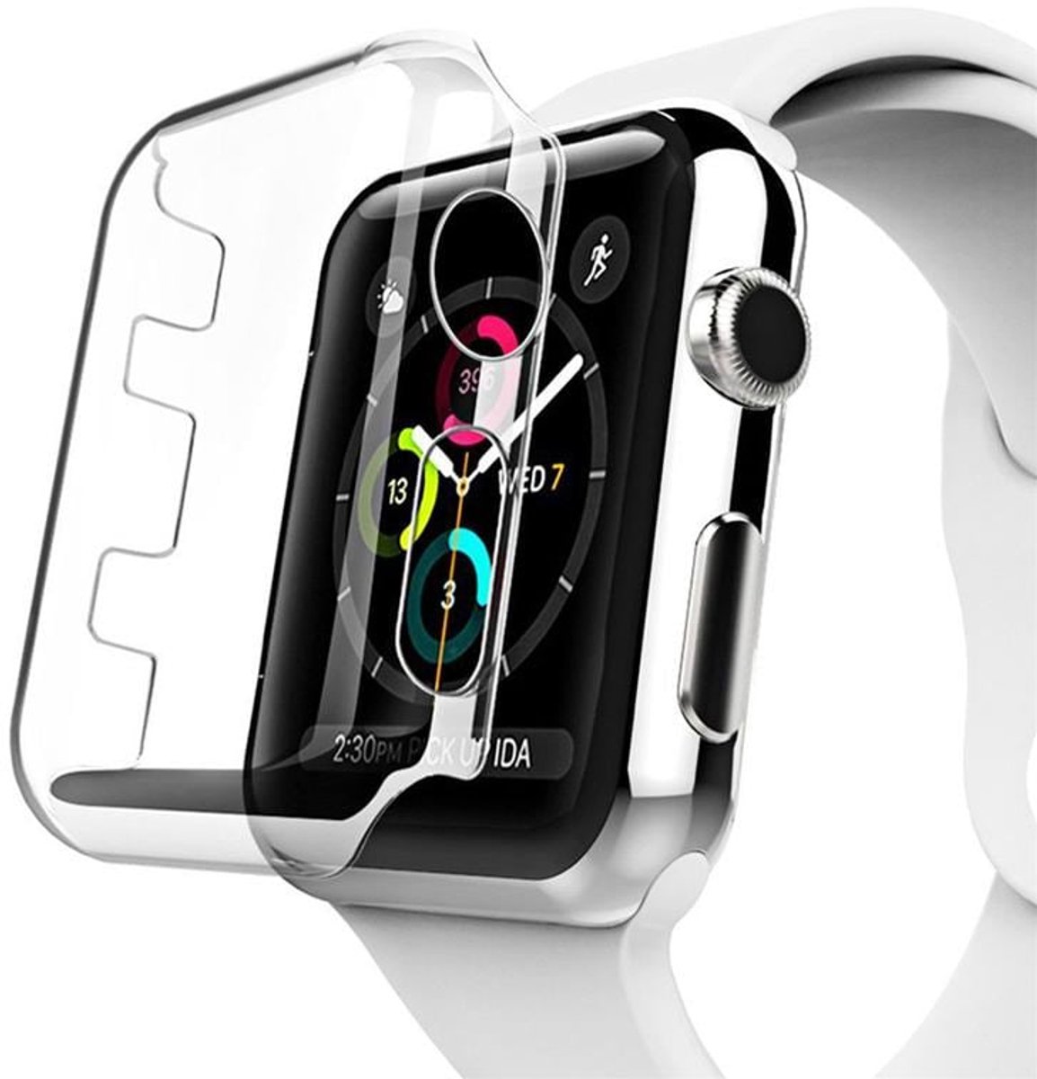Beschermhoes - Apple Watch Series 2 42mm - transparant - 4H bescherming