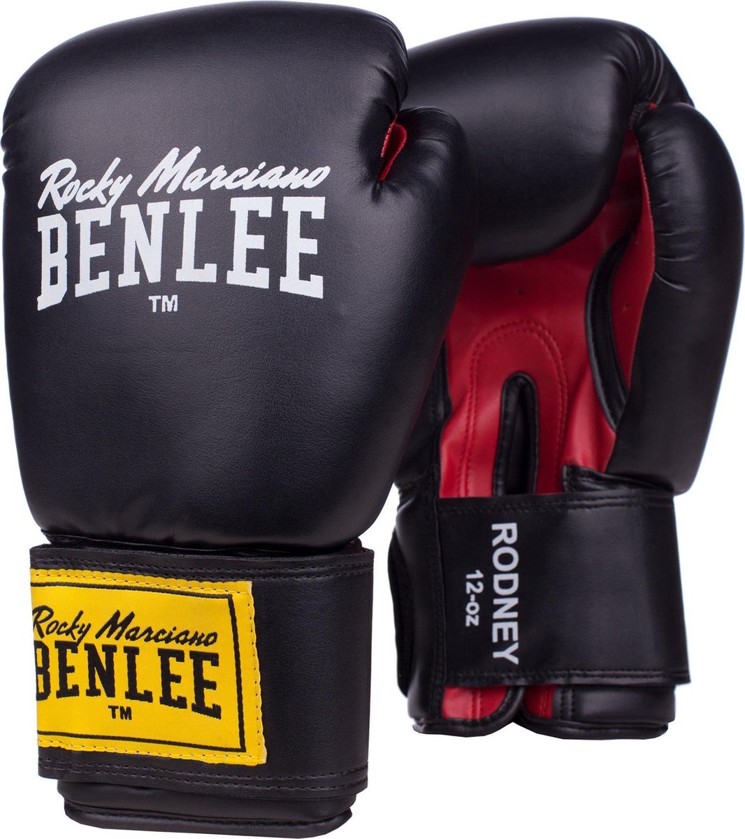 Benlee Rodney Bokshandschoenen Vechtsporthandschoenen - Unisex - zwart/wit/rood/geel