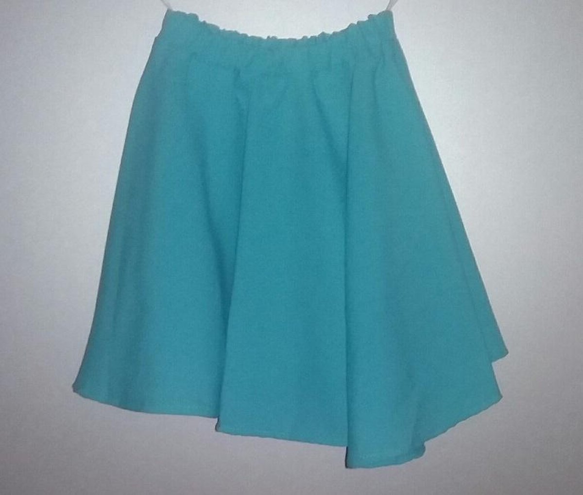 verkleedkleding - rock 'n roll rok - lichtblauw - mt 104/116