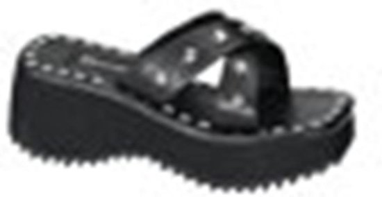 Fabulicious - FLIP-05 Slippers - US 12 - 42 Shoes - Zwart