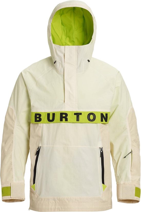 Burton Frostner Anorak Heren Ski jas - White - Maat XL | bol