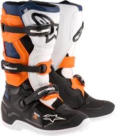 Alpinestars Crosslaarzen Tech 7 Black/Orange/White/Blue-39 (EU)