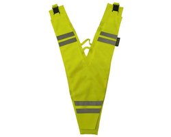 Vest ww collar reflectie geel