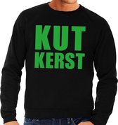 Foute kersttrui / sweater Kutkerst zwart voor heren - Kersttruien S (48)