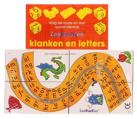 Afbeelding van het spel ZooBooKoo kubusboek  -   Klanken en letters