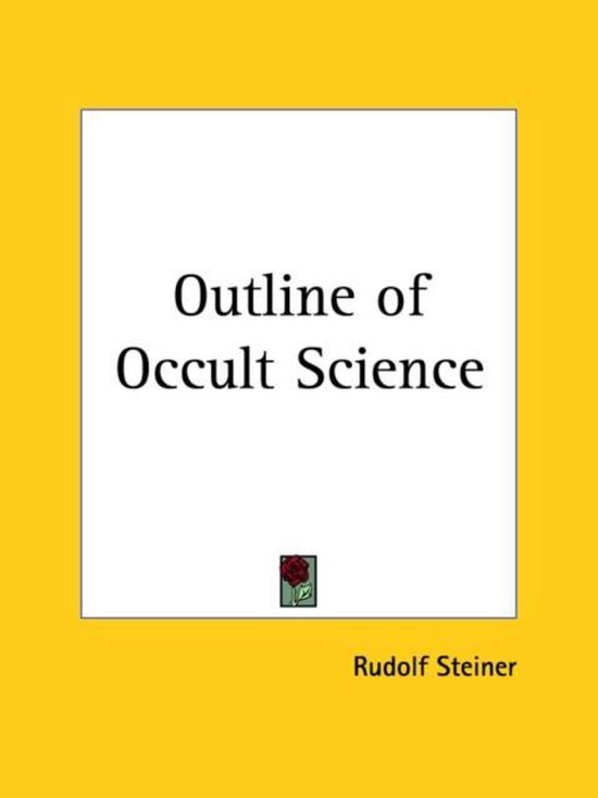 Outline of Occult Science (1922) - cover