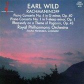 Rachmaninov: Piano Concertos 1 & 4, etc / Wild, Horenstein