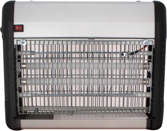 Buzzeap Muggenvernietiger voor binnen, insectenverdelger voor binnen, 2800 V krachtige elektrische muggenverdelger, 2 stuks extra reservelampen