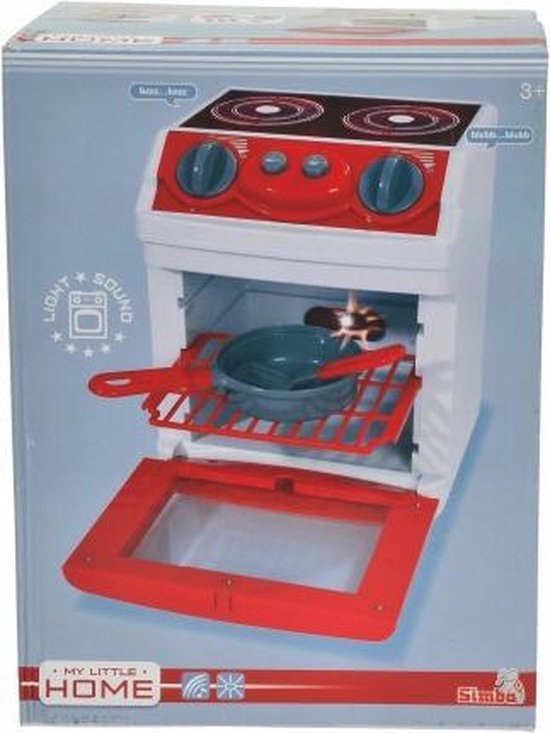 schommel Nederigheid Ook My Little Home oven - Rood / Wit - Kunststof - Speelgoed oven | bol.com