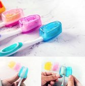 Tandenborsteldoosjes | Tandenborstel beschermer | Tandenborstel beschermers voor op reis | 5 stuks in verschillende kleuren