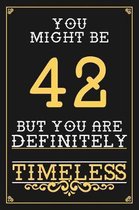 42nd Birthday Journal