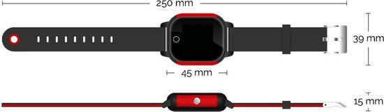 BELIO©TOUCH – GPS horloge kind – Wit/Blauw | bol.com