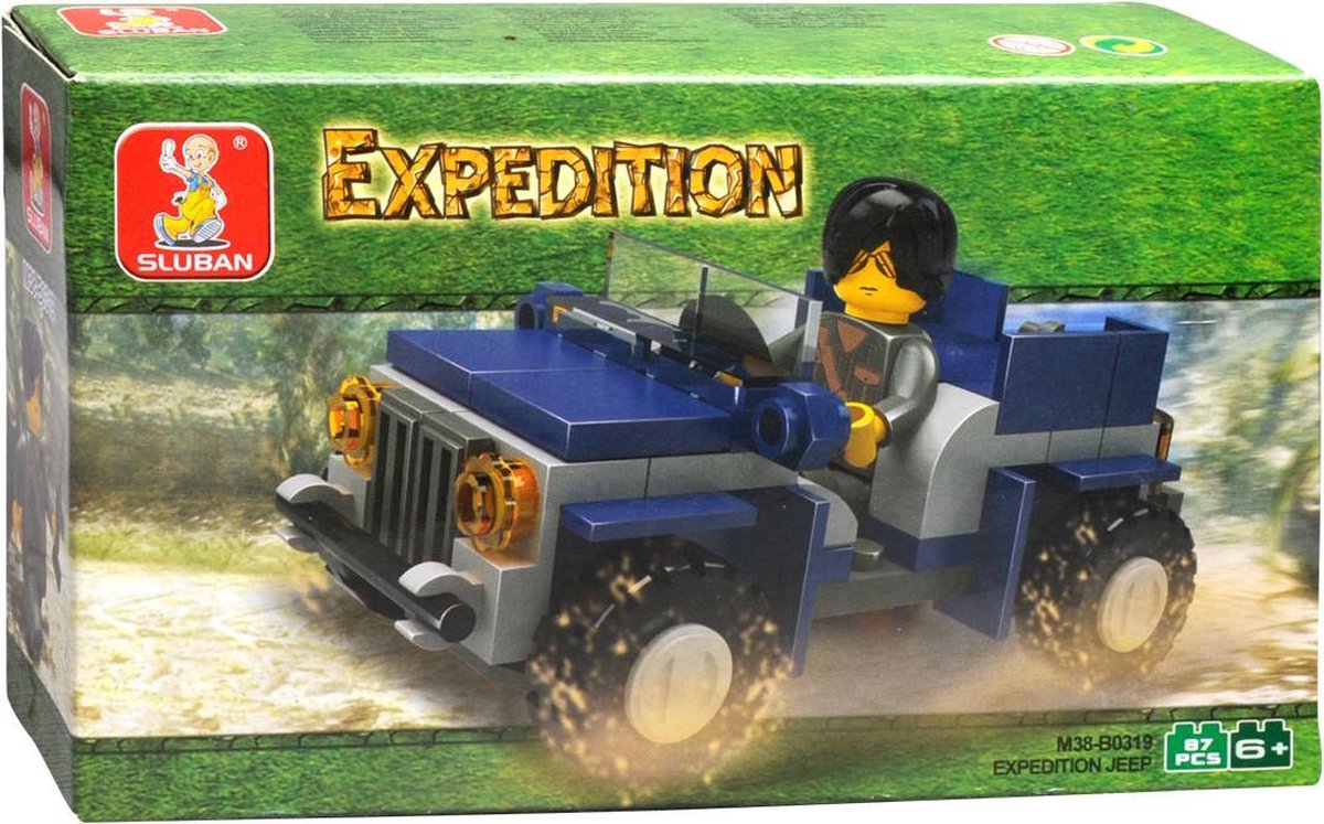 Sluban M38-B0319 Expedition Jeep bouwset