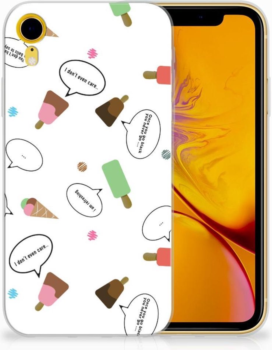 Apple iPhone Xr Siliconen Case IJsjes