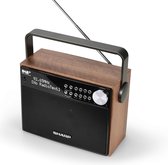 Sharp DR-P350 - Portable DAB / FM radio - hout