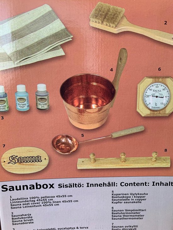 Saunia - Saunabox - Start- / cadeau pakket sauna bol.com