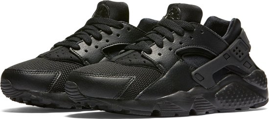 Nike Huarache Run (GS) Sportschoenen - Maat 38 - Unisex - zwart
