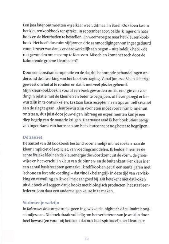 Koken Met Kleurenergie