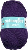 Scheepjes Sammy 112 Paars. PAK MET 5 BOLLEN a 100 GRAM. KL.NUM. 71238.