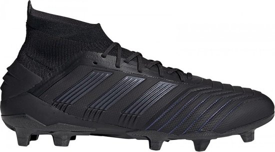 adidas Predator 19.3 FG Voetbalschoenen Heren - Black/Black/Black - Maat 44  2/3 | bol