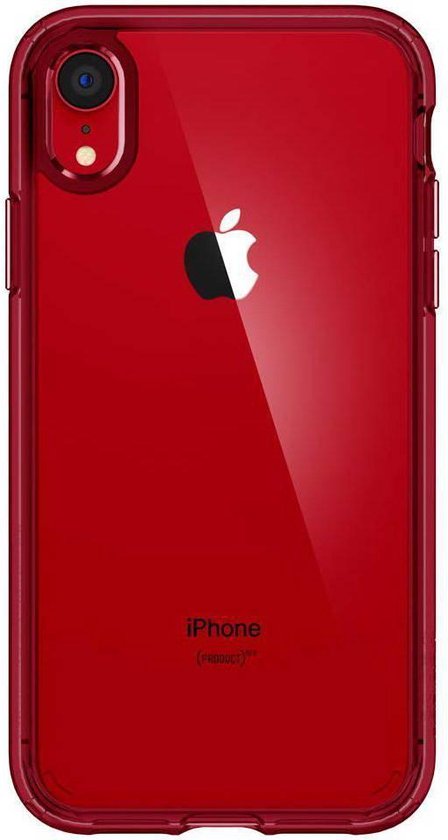 Spigen Ultra Hybrid Backcover iPhone Xr hoesje - Rood | bol.com