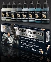 NMM Paint Set Steel - 8 kleuren - 17ml - SSE-001