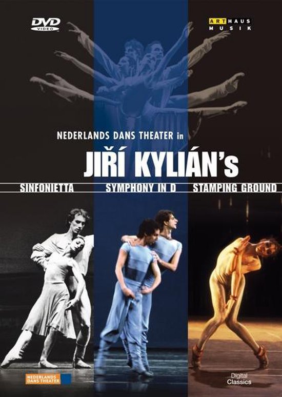 Cover van de film 'Jiri Kylian - Sinfonietta/Symphonie In D/Stamping Ground'