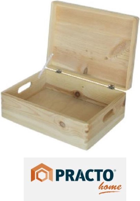 Opbergbox hout met deksel bol.com