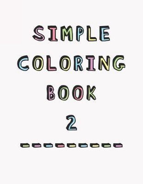 Simple Coloring Book - cover