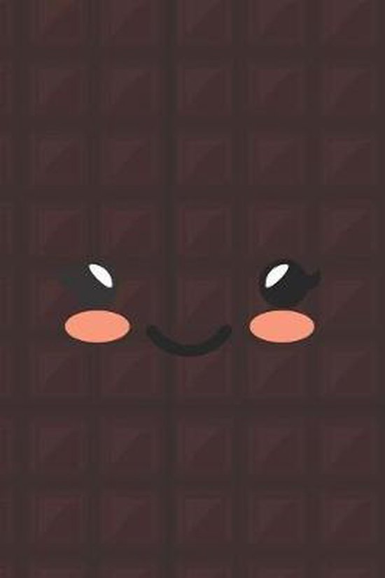 Kawaii Dark Chocolate Bar Notebook Journal, Modern Chill Publishing