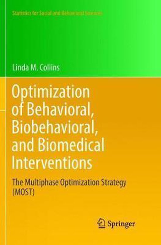 Foto: Statistics for social and behavioral sciences optimization of behavioral biobehavioral and biomedical interventions