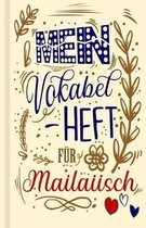 Malaiisches Vokabelbuch - Mein Vokabelheft f r Malaiisch (Lernhilfe)