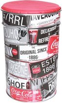 Cosy & Trendy Coca Cola Zitton-Prullenmand - Ø 30.5 cm x 45 cm