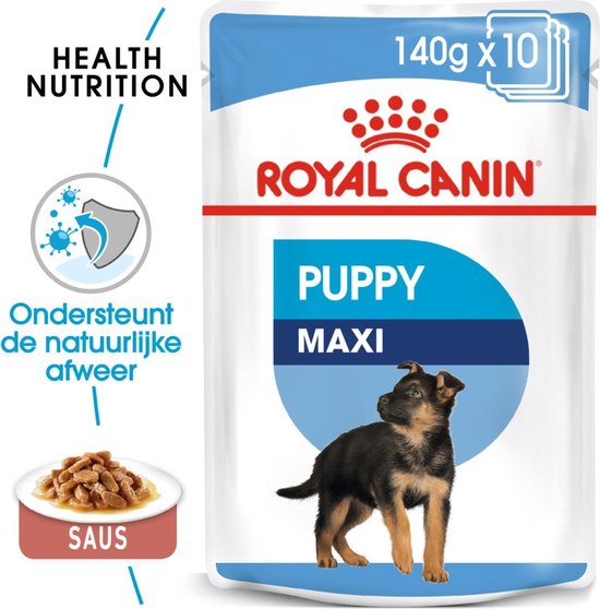Royal Canin Shn Maxi Puppy Pouch - Hondenvoer - 10x140 g