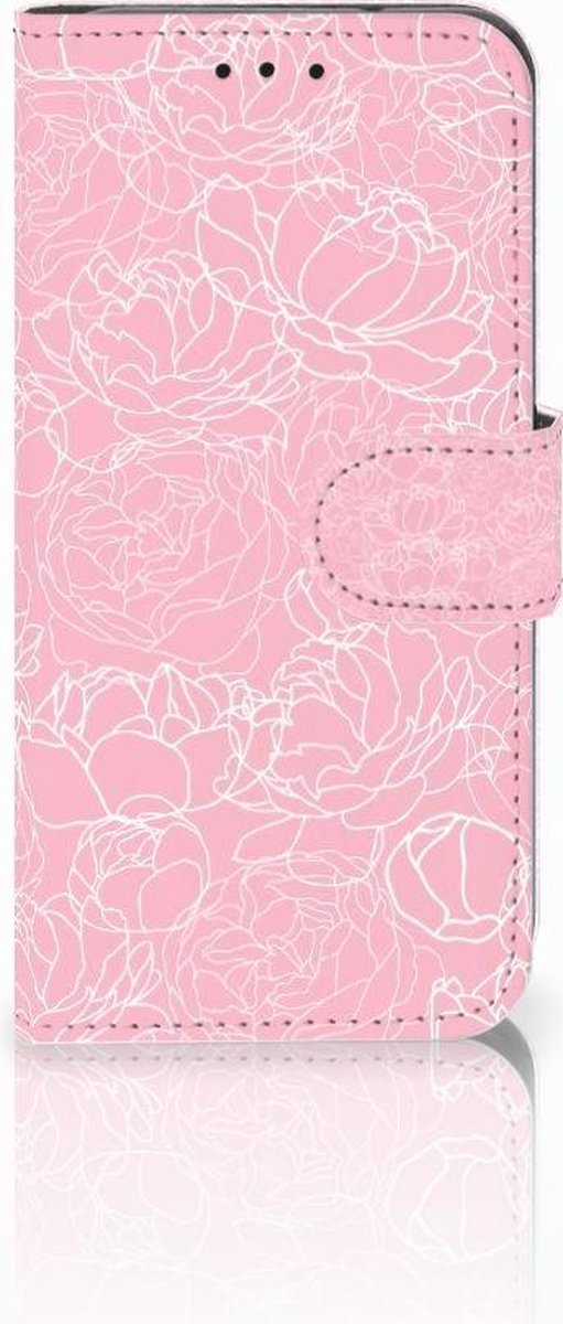 Samsung Galaxy S10e Hoesje White Flowers