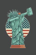 Dabbing Statue of Liberty