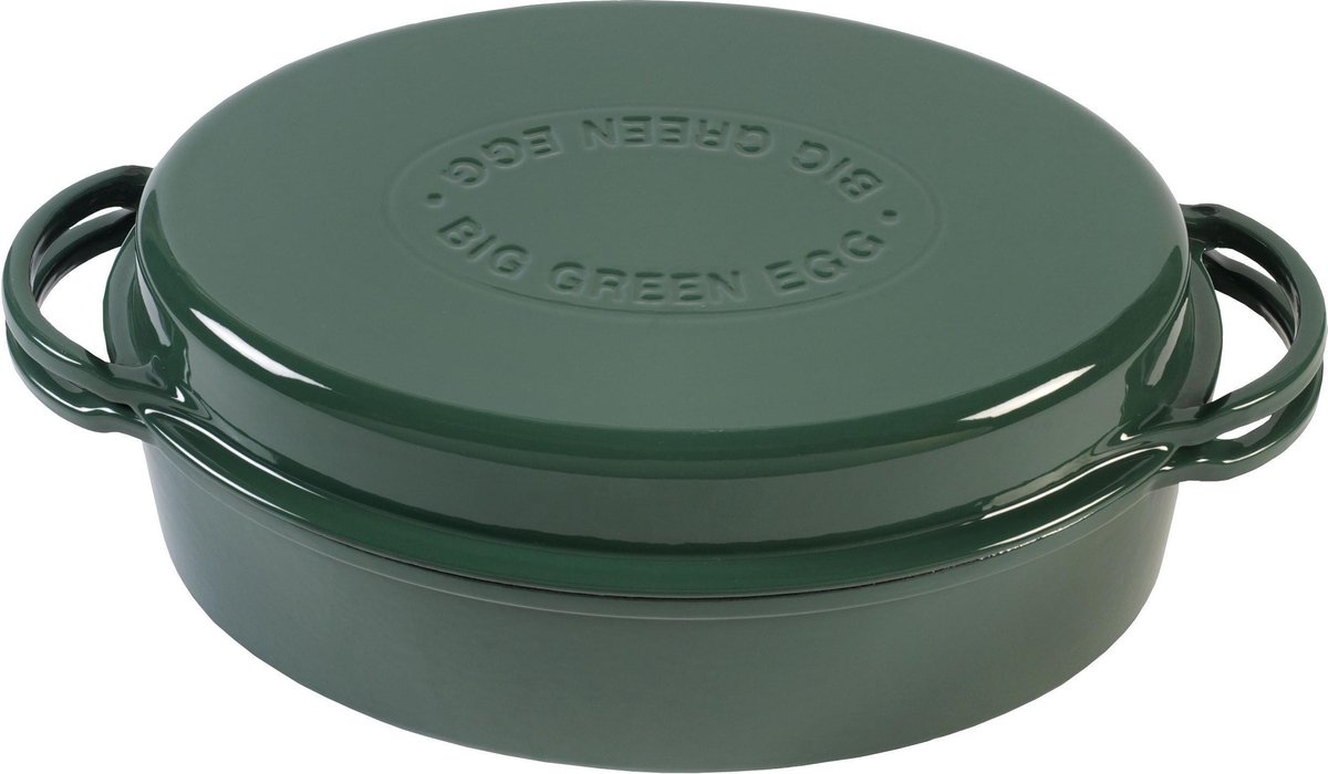 Big Green Egg - Dutch Oven - Ovaal - Geëmailleerd - 5,2Liter