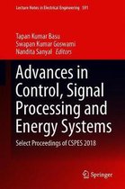 Advances in Control, Signal Processing and Energy Systems