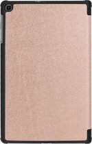 Samsung Galaxy Tab A 10.1 (2019) Hoesje Book Case Hoes Cover Rosƒ© Goud