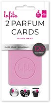 Lafita Parfum Card / (auto) luchtverfrisser Notre Dame - set van 2