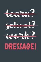 Learn? School? Work? Dressage!