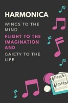 Harmonica Wings to the mind Flight to the imagination and Gaiety to the life