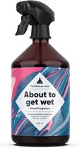 The Pleasure Label - About To Get Wet - Huisparfum - 500 ml - Geur: Basilicum, Citroengras en Jade