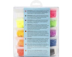 foto van Foam Clay® Startset van 10 kleuren - Boetseren - Aan de lucht drogende klei