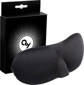 Slaapmasker 3D - reismasker - blinddoek - om beter te kunnen slapen of voor op reis - zwart